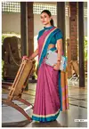 Malgudi Silk Uniform Printed Designer Wholesale Sarees For Bussiness